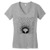 headphones Women's V-Neck T-Shirt
