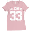 polk high Ladies Fitted T-Shirt