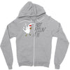 not feelin' it Zipper Hoodie