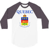 quebec coat of arms canada 3/4 Sleeve Shirt