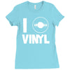 i love vinyl Ladies Fitted T-Shirt