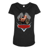cattle tractor Maternity Scoop Neck T-shirt