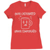 over caffeinated Ladies Fitted T-Shirt