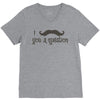 mustache V-Neck Tee
