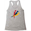 red blu yellow Racerback Tank