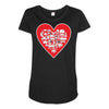 LOVE GAMES Maternity Scoop Neck T-shirt