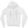 restroom for the recently deceased Zipper Hoodie