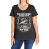 my family my freedom my rod Ladies Curvy T-Shirt