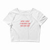 machine gun ho ho ho Crop Top