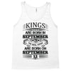 Real Kings Are Born On September 12 Tank Top