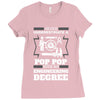 Never Underestimate A Pop Pop With An Engineer Degree Ladies Fitted T-Shirt