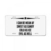Super July Girl License Plate