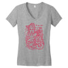 hand bag qb937 best trending Women's V-Neck T-Shirt
