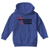 no violence against women's Youth Hoodie