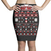 merry x mas you filthy animal Pencil Skirts
