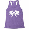 never surrender Racerback Tank