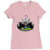 MAN IN RAINBOW Ladies Fitted T-Shirt