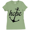 hope anchor religious Ladies Fitted T-Shirt