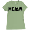 meow Ladies Fitted T-Shirt