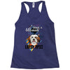 who loves lhasa apso Racerback Tank
