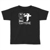 eat sleep mine funny Toddler T-shirt