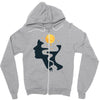 Night Think Zipper Hoodie