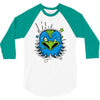 oiseau en colere 3/4 Sleeve Shirt