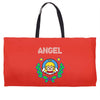 angel christmas Weekender Totes