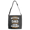 Super Cool Dad Of A Freaking Awesome Son Adjustable Strap Totes