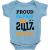 Class of 2017 Proud Papaw Graduation Baby Onesie