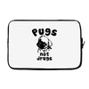 pugs not drugs Laptop sleeve