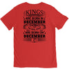 Real Kings Are Born On December 27 V-Neck Tee
