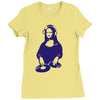 dj mona lisa Ladies Fitted T-Shirt