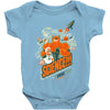 science!!! it knows stuff! Baby Onesie