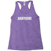 baby girl ringer Racerback Tank