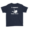 i support single moms Youth Tee