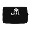 banksy funny human evolution indie Laptop sleeve
