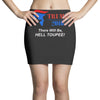 trump 2016 there will be hell toupee Mini Skirts