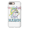 unicorns are born in march cute unicorn iPhone 8 Plus