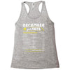 December Girl Facts Sagittarius Racerback Tank