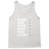 road bait beer boat fish story Tank Top