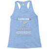 capricorn christmas ugly sweater Racerback Tank