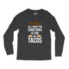i love you and tacos Long Sleeve Shirts