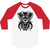 demon wolf 3/4 Sleeve Shirt