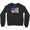 american flag peace Crewneck Sweatshirt