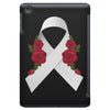 lung cancer white ribbon iPad Mini Case