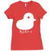 bjork duck diva indie rock band singer Ladies Fitted T-Shirt