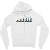 evolution of espionage Zipper Hoodie