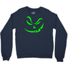 scary pumpkin halloween Crewneck Sweatshirt