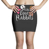 peace love rabbits Mini Skirts
